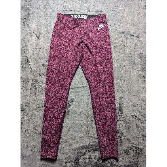 Nike Pants - Nike Just Do It Yoga Pants Women's Size Small Pink